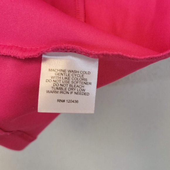 Alex + Abby Balance Tank Top with Built in Bra,  Size XS, Magenta Pink - Picture 8 of 8